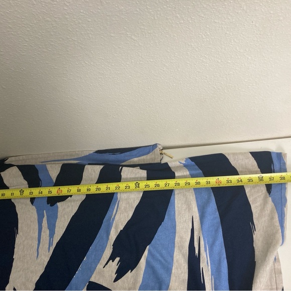 INC International Concepts Sweater Dress Womens Camuflaje Blue Zip Long Sleeve - Picture 12 of 16